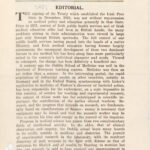 Series of documents from the Irish Journal of Medical Science. Page one of four.